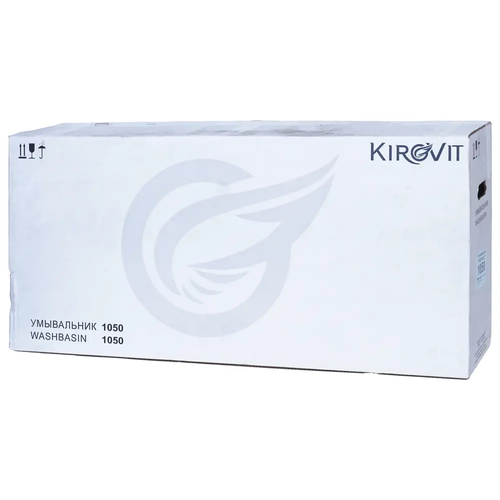 KIROVIT Элеганс - фарфоровая раковина 105 см для просторной ванной 18386520 STLM-0010613 - Вид №2