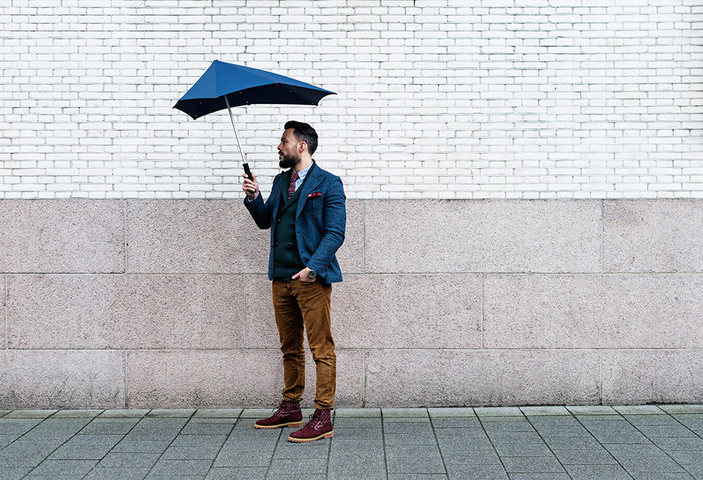 2011048 Зонт-трость ° original midnight blue SENZ  - Вид №6