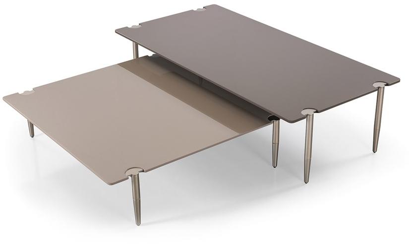 Turri Прямоугольный журнальный столик из лакированного дерева Zero sun-id-1364318 - Вид №1