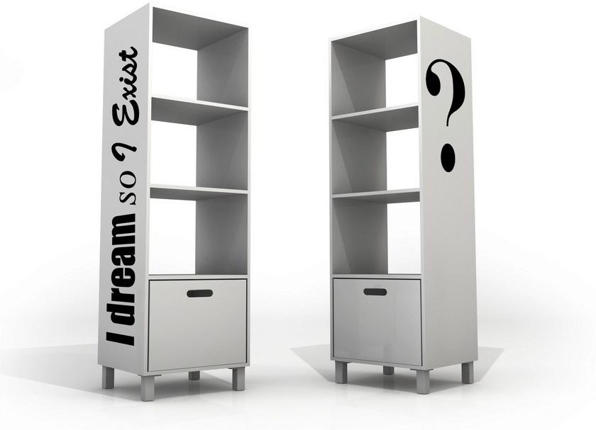 altreforme Открытый двухсторонний книжный шкаф из алюминия с ящиками Dream sun-id-1448946 - Вид №1