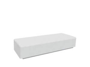 Модульная бетонная скамья без спинки