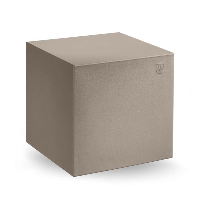 Квадратный полиэтиленовый садовый пуфик Lyxo Design блок ARCH-00056537 - Вид №1