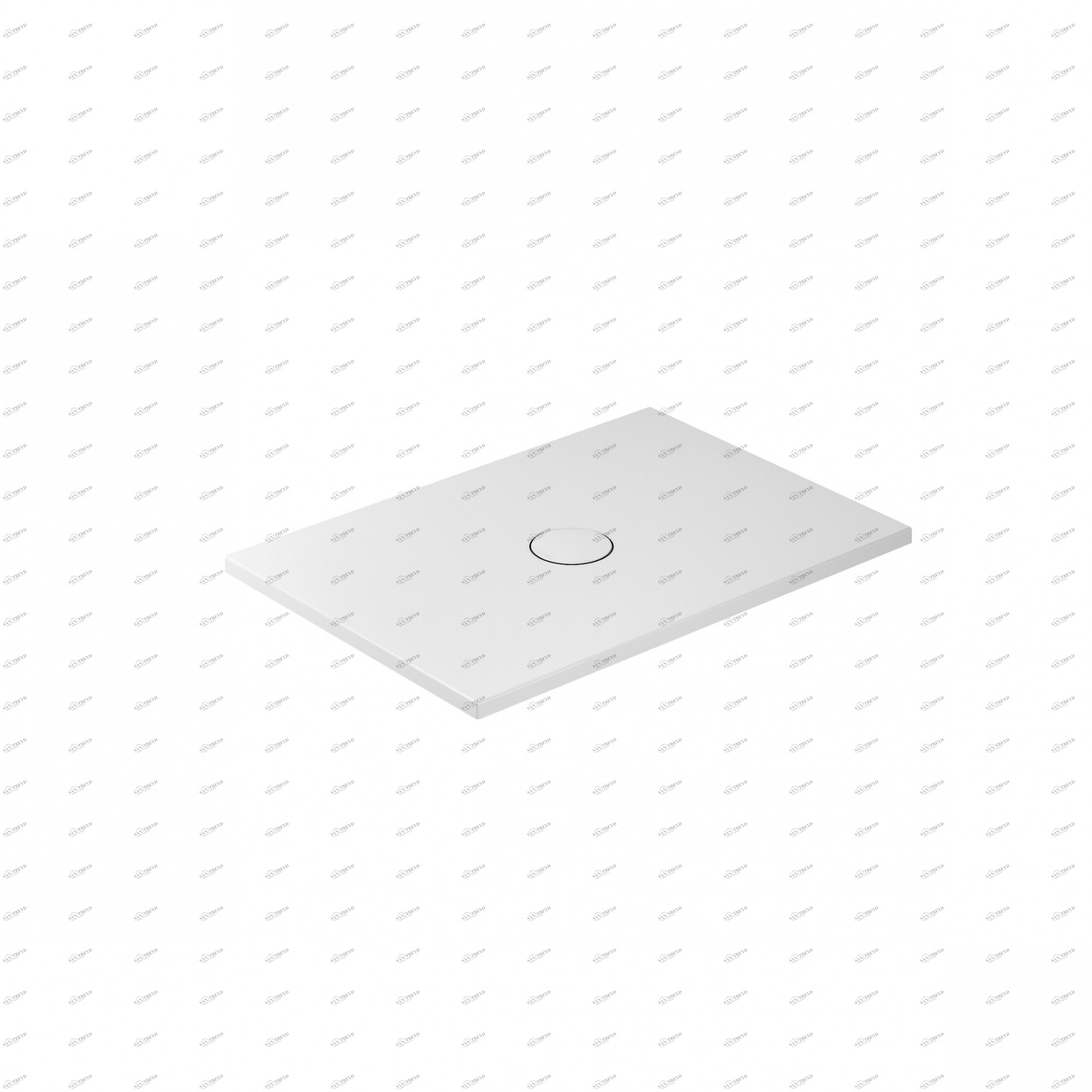 Поддон керамический 100x70 Белый 1041 GALASSIA Shower Trays