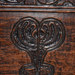 SOR27427 Ранний дубовый резной сундук ijlbrown  - Вид №9