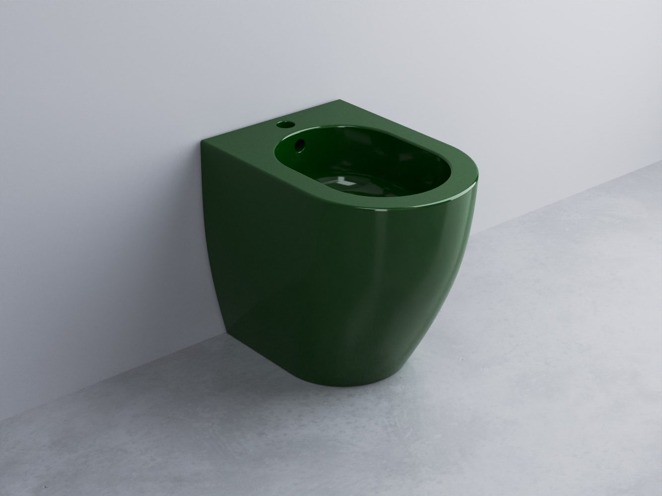 SMBIDR-AL Биде напольное с одним отверстием под смеситель Mini 48 cielo Smile Ceramica Cielo