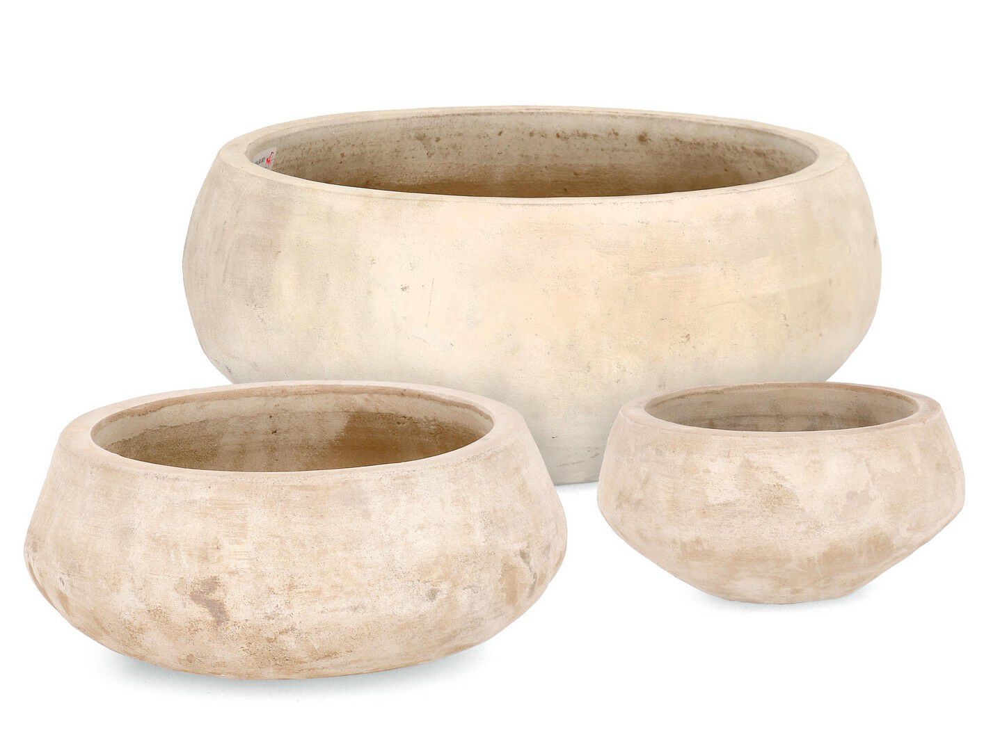Набор из трех терракотовых Горшков ручной работы BIZZOTTO Minh ARCH-00058749 - Вид №4
