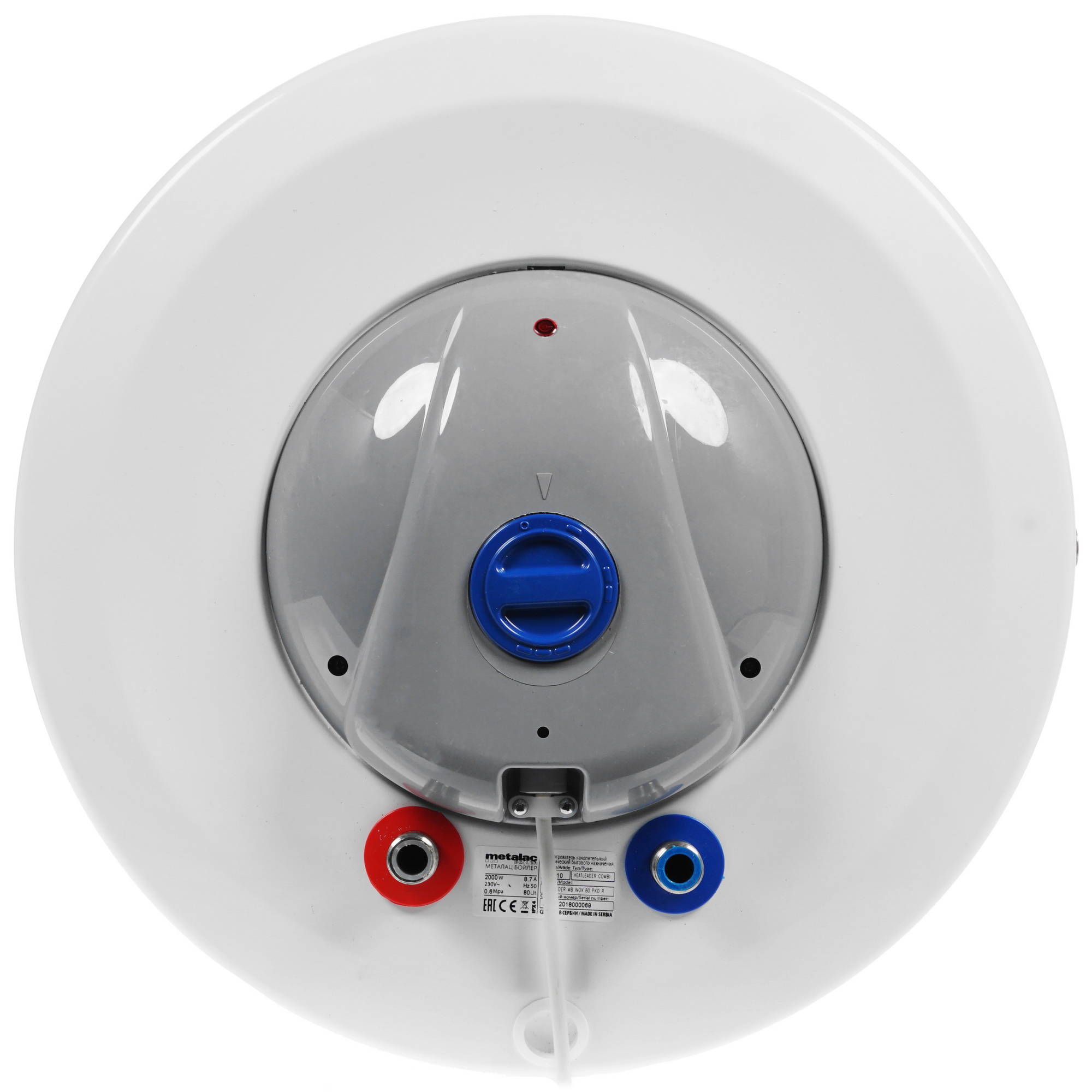 1202321 Водонагреватель электрический Metalac HEATLEADER MB INOX 80 PKD R STDN-0057126 - Вид №3
