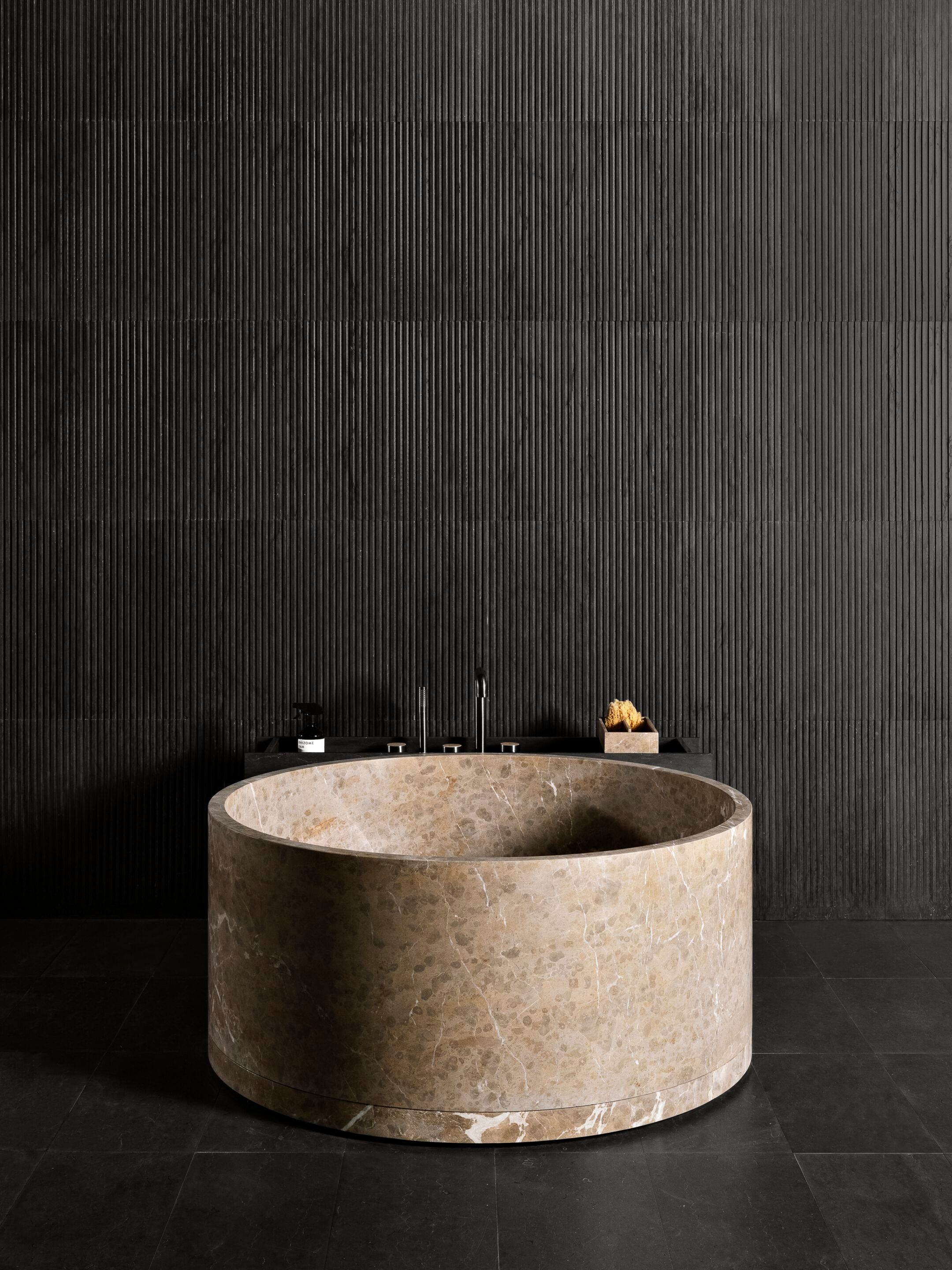 Мраморный напольный шкаф для ванной комнаты с ящиками LUCE DI CARRARA Passage ARCH-00093102 - Вид №5