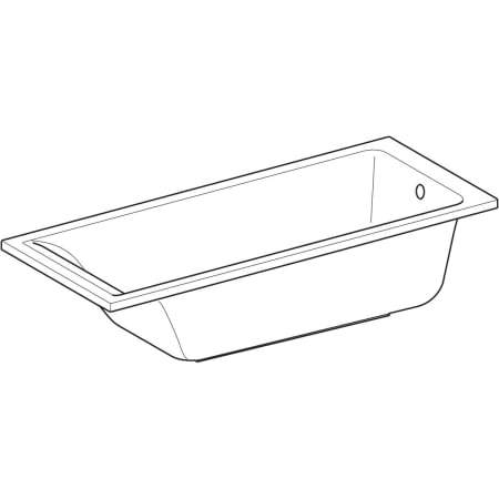 554.306.01.1 Прямоугольная ванна Geberit Renova Plan Geberit  - Вид №13