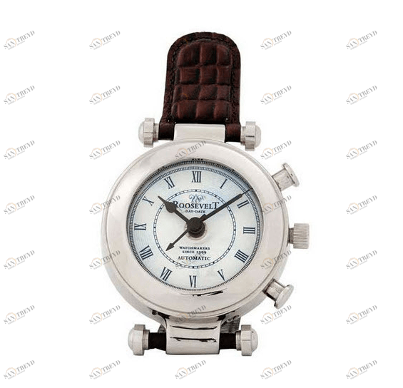 Часы Roosevelt от Eichholtz EICHHOLTZ ДИЗАЙНЕРСКИЕ, EICHHOLTZ 062399 Коричневый;хром 