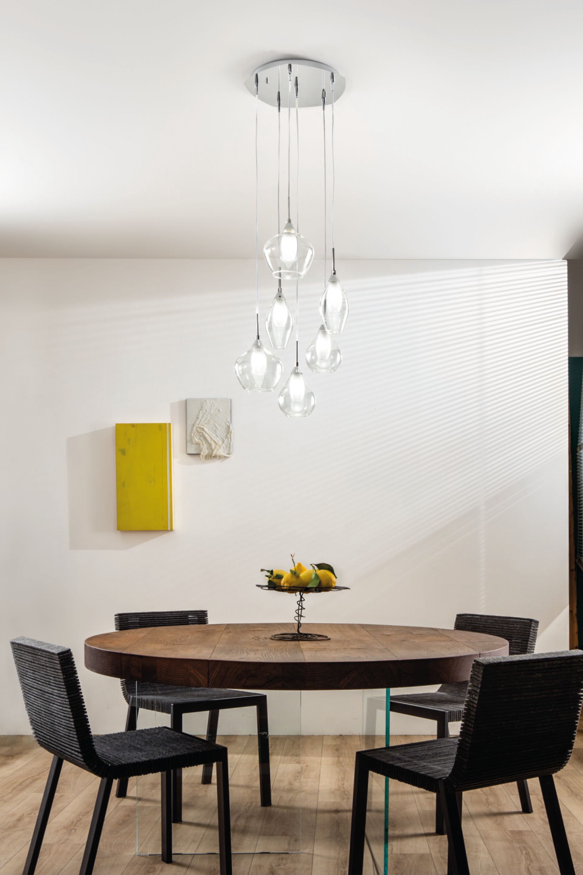 Стеклянный светодиодный подвесной светильник Fan Europe Lighting дизайн окружающего света ARCH-00095481 - Вид №1