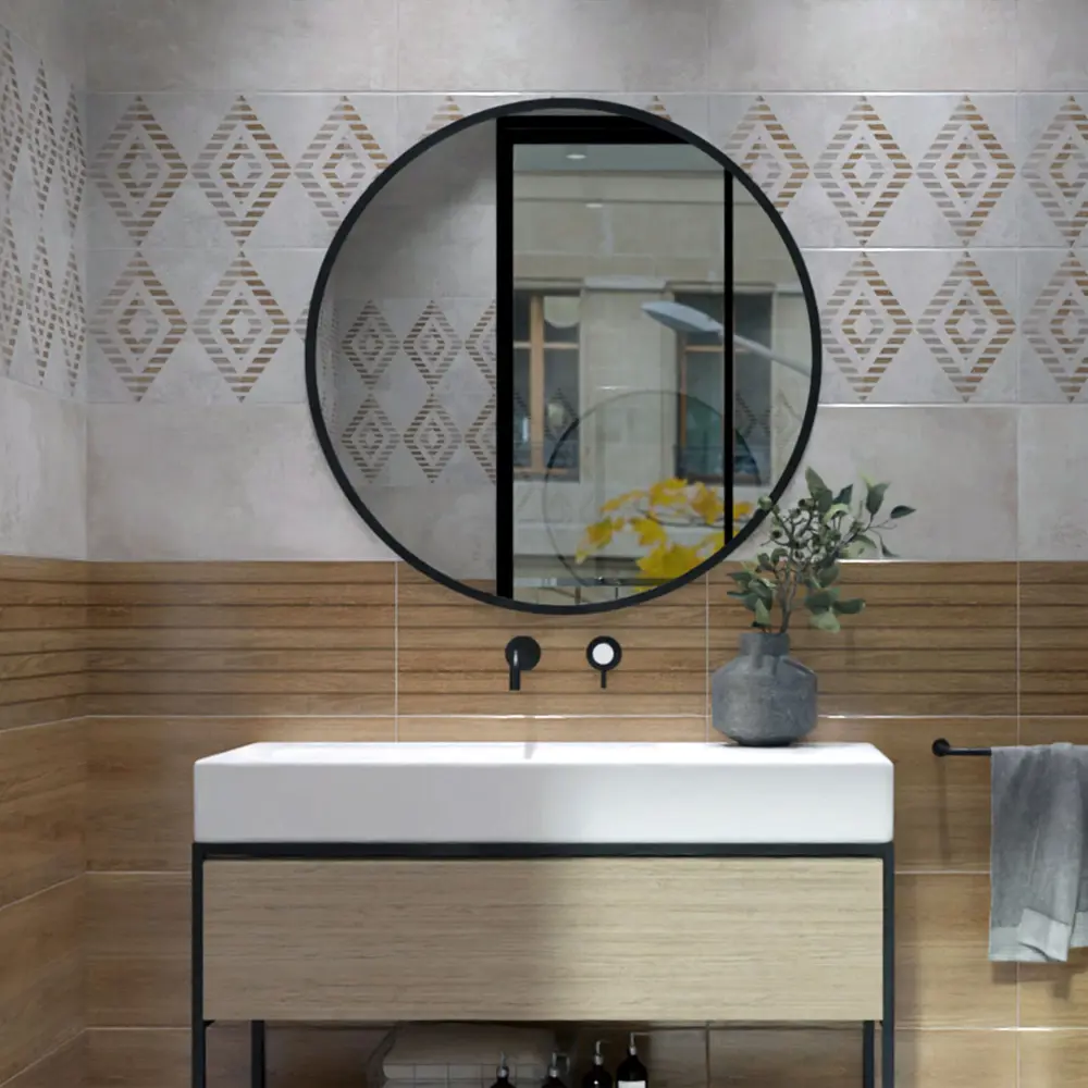 Настенная плитка Нефрит-Керамика Эни 30×60 см шоколадный оттенок 89232584 STLM-0948644 - Вид №7