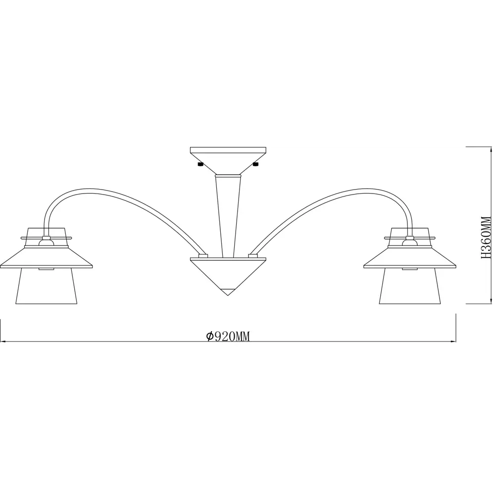 Люстра «Gavana» 590/8PL 8хЕ14х40 Вт цвет коричневый Escada STLM-2081765 - Вид №9