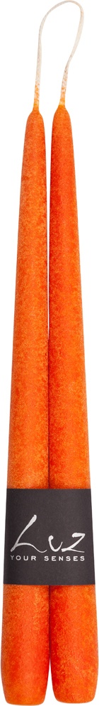 10602844 Luz your senses Набор свечей Luz your senses "Рустик" 30см, 2 шт  (оранжевый) Парафин 