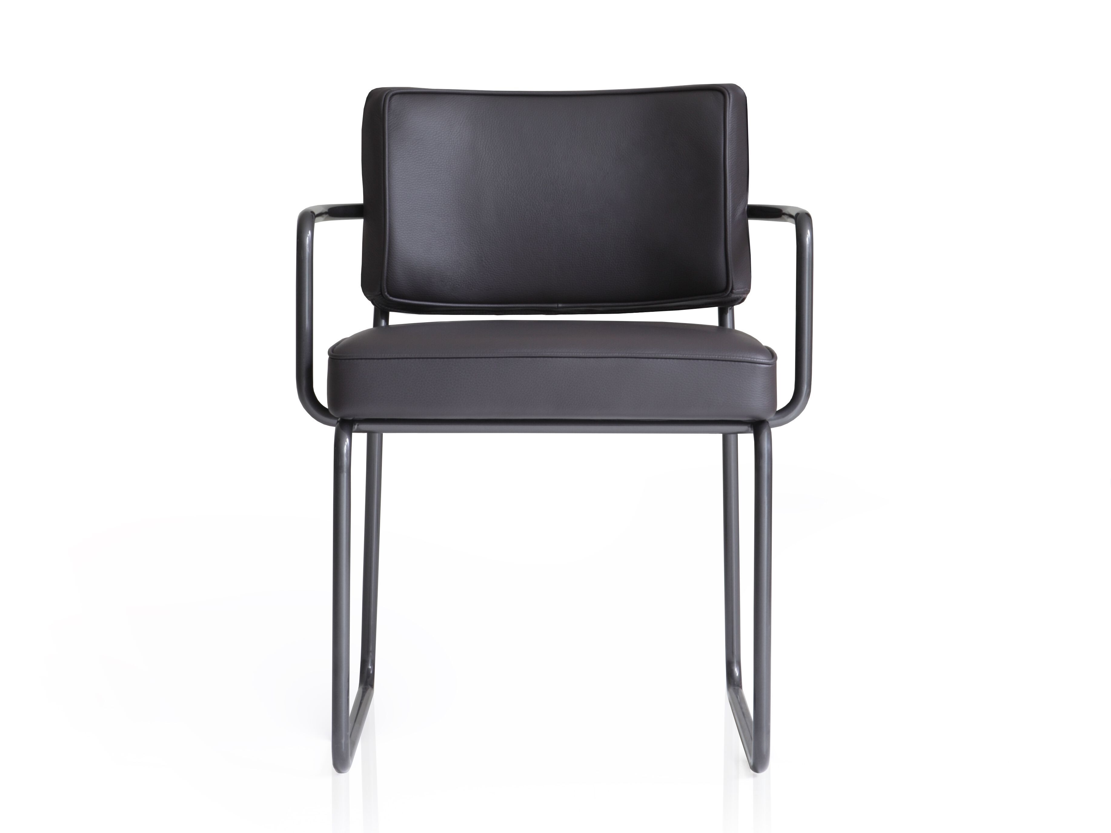 Кожаный стул с подлокотниками Porro SIXTE ARCH-00051615 - Вид №1