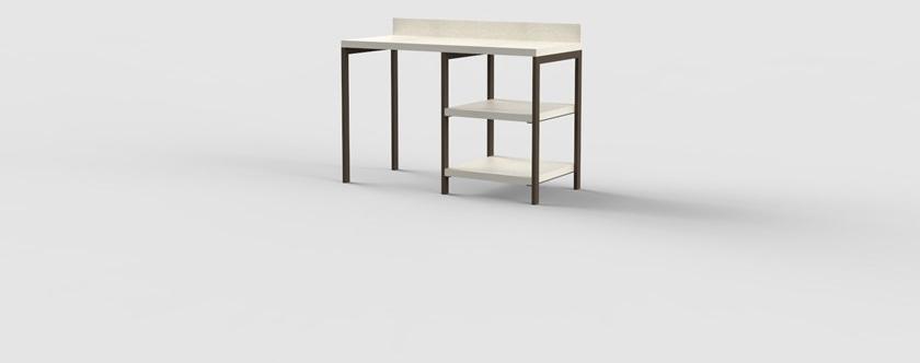 Mobilspazio Прямоугольный стол с полками для гостиниц Urban sun-id-1471606 - Вид №31