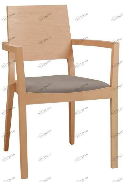 TON Деревянный стул с подлокотниками со встроенной подушкой sun-id-1458529