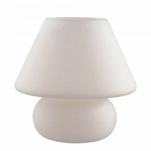 Лампа настольная белая Ideal Lux Prato TL1 Big Bianco IDEAL LUX PRATO 00-3906919 Белый