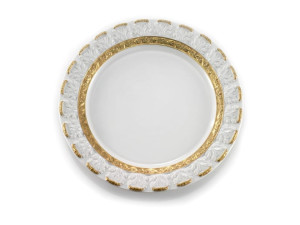Фарфоровая сервировочная тарелка