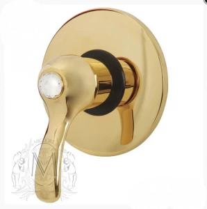 Смеситель MIGLIORE Lem Swarovski ML.LEM-1930.DO для душа - золото