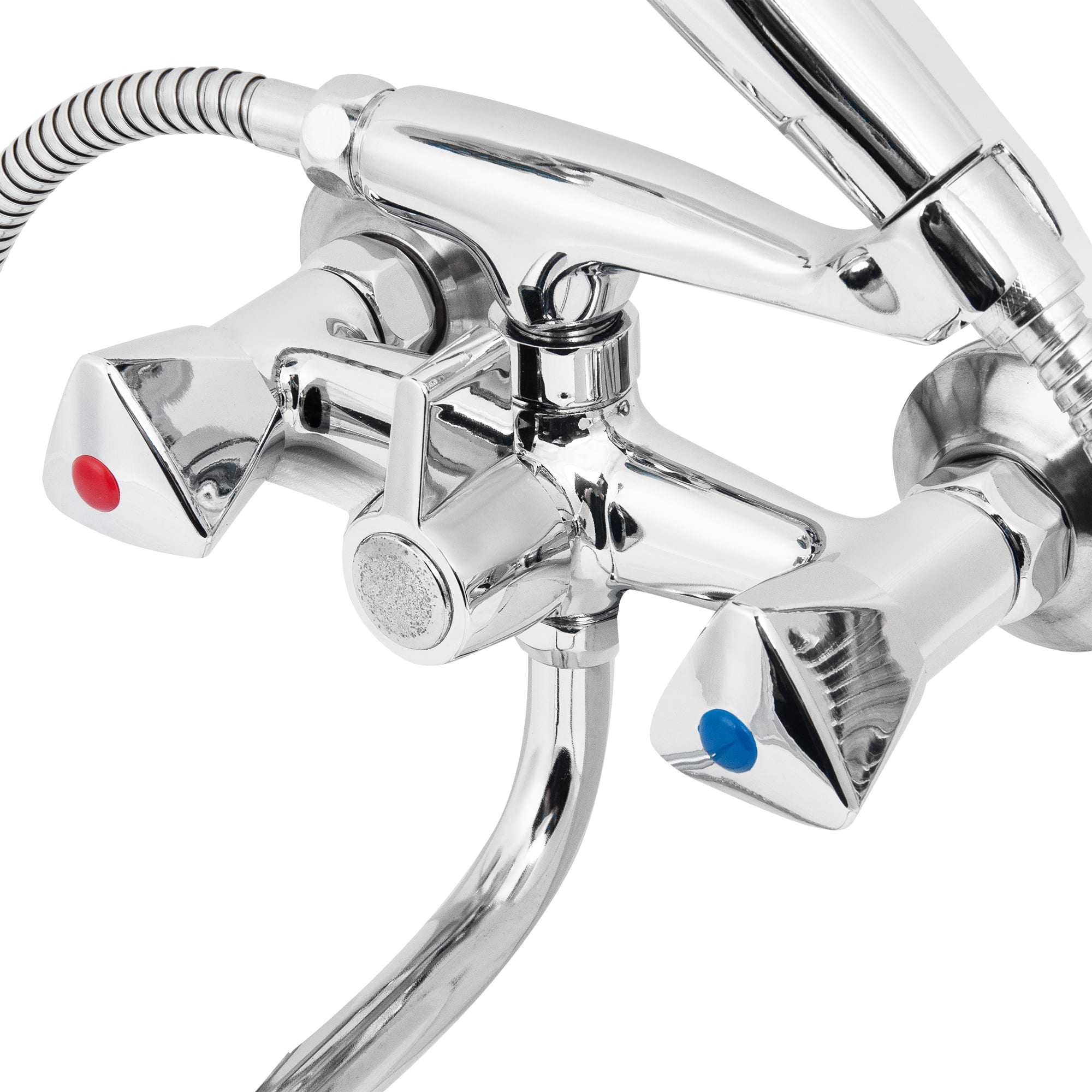 14165009 Смеситель для ванны Молот двухвентильный цвет хром Ретро Люкс Santreyd  - Вид №1