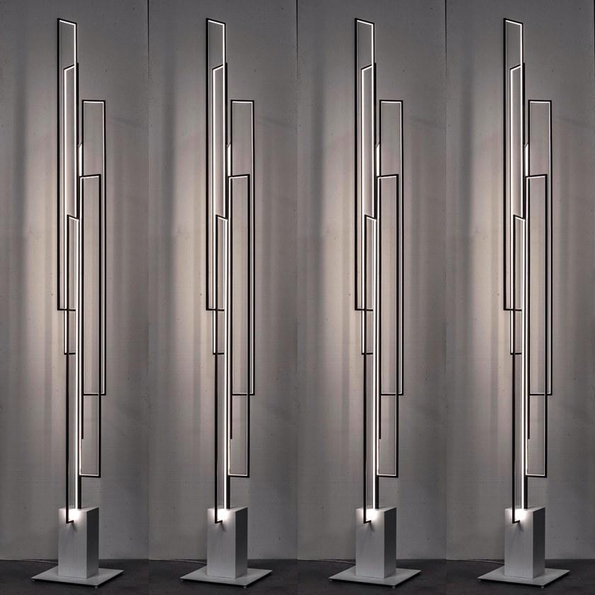 Cinier Торшер из стали со светодиодной подсветкой Mirè Cinier-mirévertigo - Вид №1