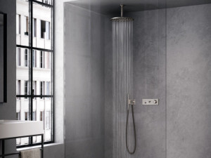 Латунный утопленный термостатический набор для душа с ручным душем