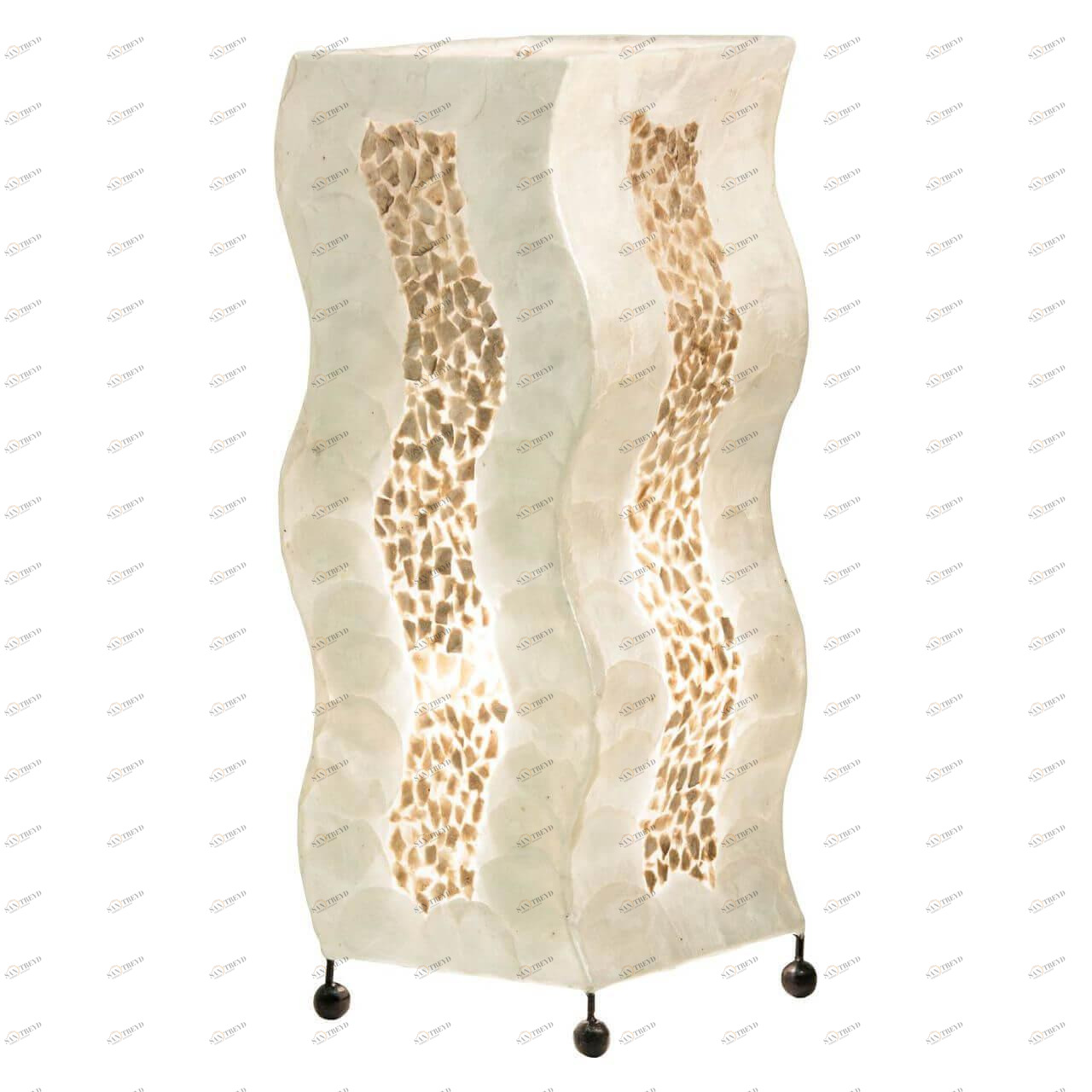 Лампа настольная бежевая прямоугольная Globo Bali 25822T GLOBO BALI 00-3906957 Бежевый Ceramica Globo