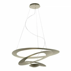 Светильник подвесной светодиодный 200х48 см золотой Price 1249020A ARTEMIDE ДИЗАЙНЕРСКИЕ 00-3883049 Золото