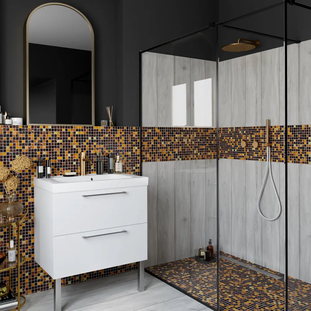 Мозаика стеклянная Artens Swam 32.7x32.7 см цвет коричневый 20 шт STLM-2138161 - Вид №5