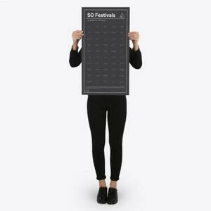 DYPOSTFEE Постер «50 фестивалей, которые нужно посетить в жизни» Doiy