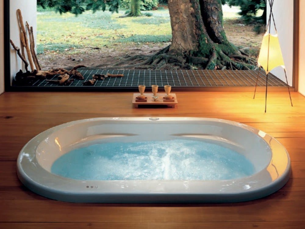 Утопленная овальная ванна с гидромассажем Jacuzzi® Opalia ARCH-00076385 - Вид №2