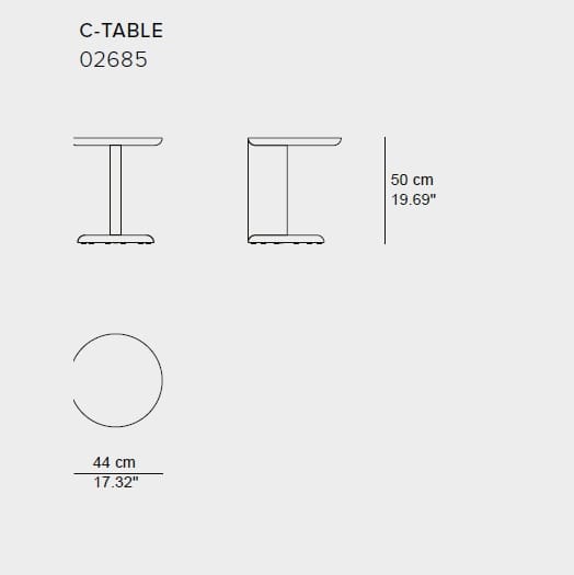 Низкий круглый стол из тикового дерева TRIBÙ Amanu ARCH-00079914 - Вид №5