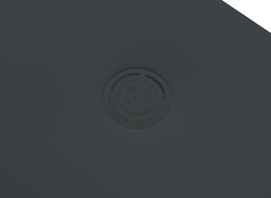 MCBATH Centuria Smooth 120x90 прямоугольный антрацит sun-id-1959511 - Вид №2