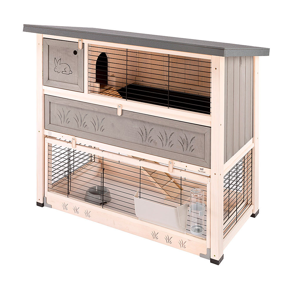 ПР0032595 Клетка для грызунов Ranch 120 Max для содержания кроликов на улице, деревянная 117х69х107см FERPLAST  - Вид №2