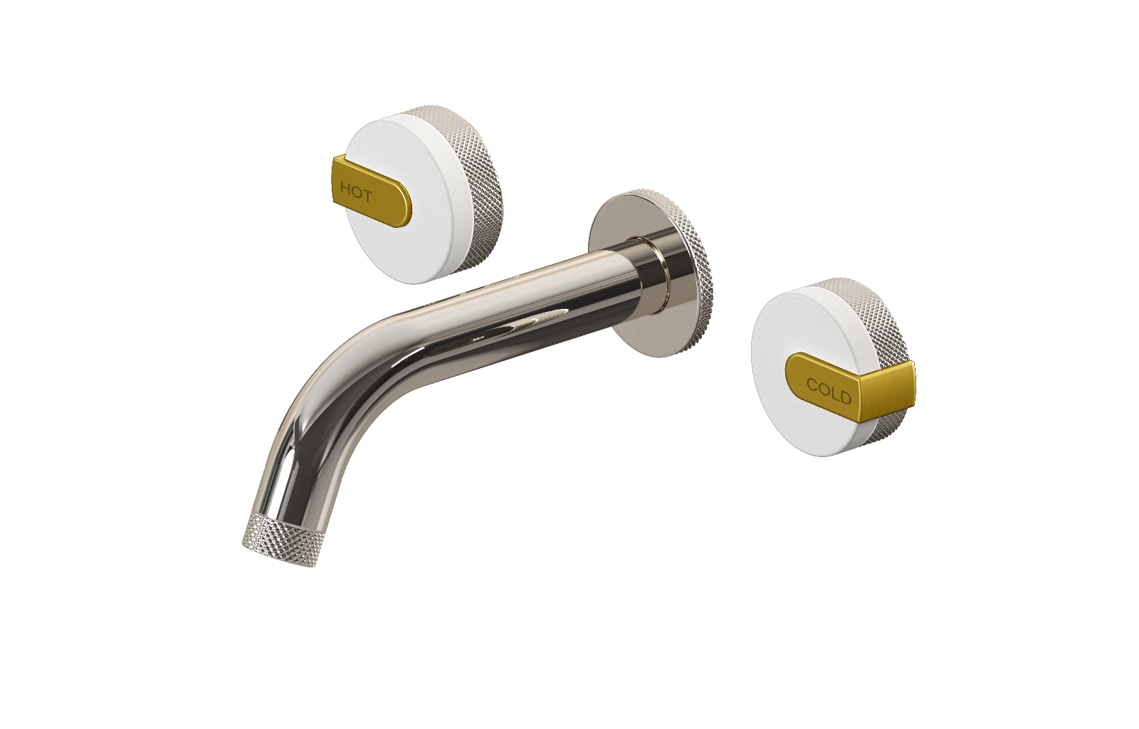 E-11530-R1WT-L1BB-PN Смеситель для умывальника из 19,1см носикем (внешняя часть) GRAFF MOD+