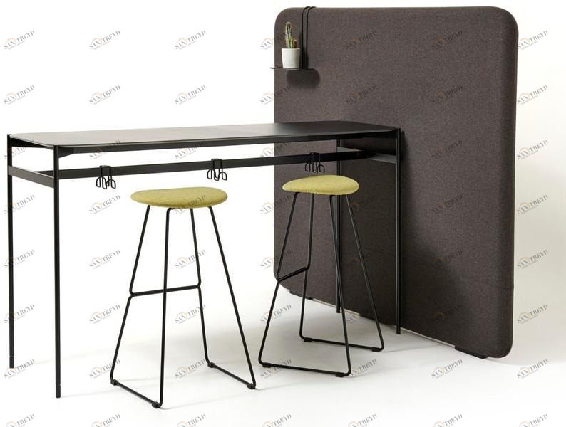 Diemme Высокое рабочее место с металлическим основанием и верхом из hpl Snake sun-id-1510836