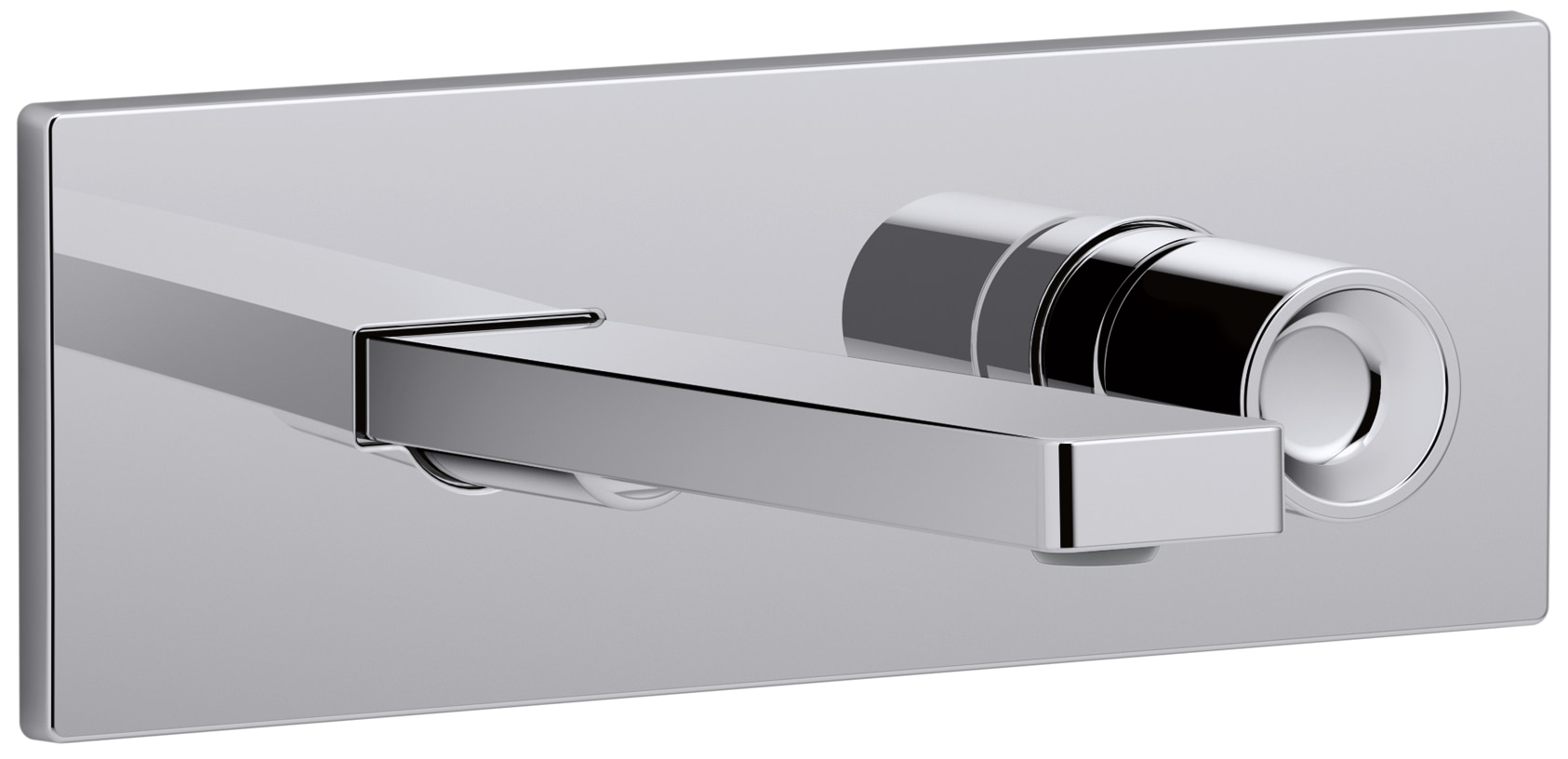 E73061-CP Смеситель для умывальника настенный однорычажный - рычаг "Чистый" JACOB DELAFON COMPOSED