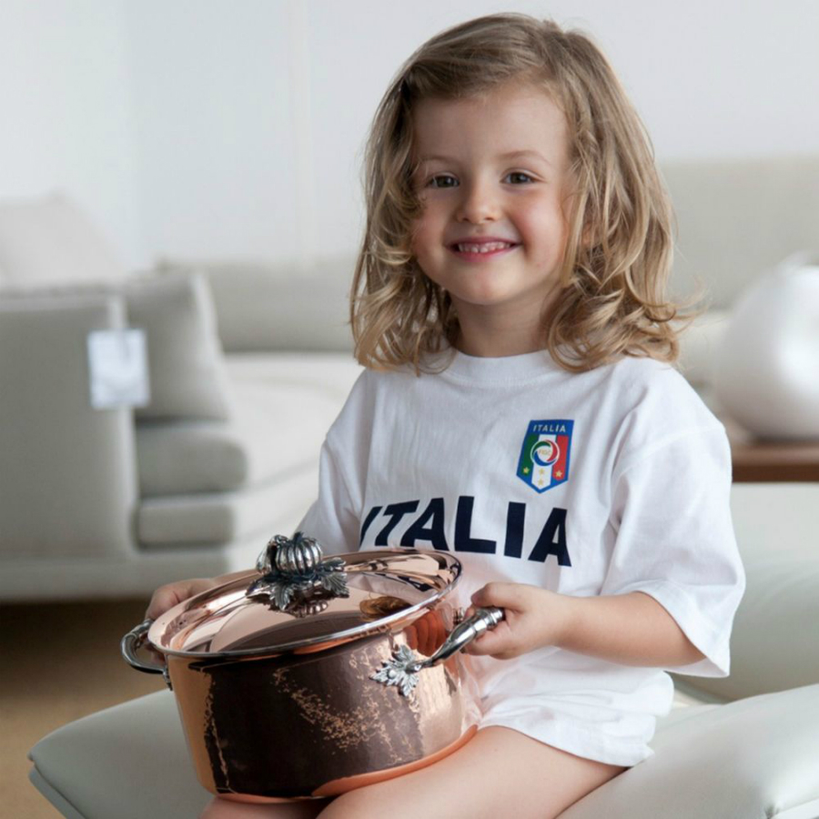 Кастрюля Opus Cupra OCA2609X, с крышкой, медь/нержавеющая сталь, Ø16 см, 1,5 л Ruffoni CR16RUFFONI - Вид №1