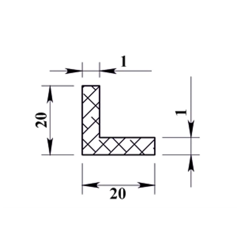 Santreyd Угловой алюминиевый профиль для защиты и отделки углов 12363060 STLM-0002027 - Вид №4