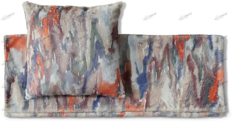 MissoniHome Плед с меховым принтом Terre sun-id-1383581