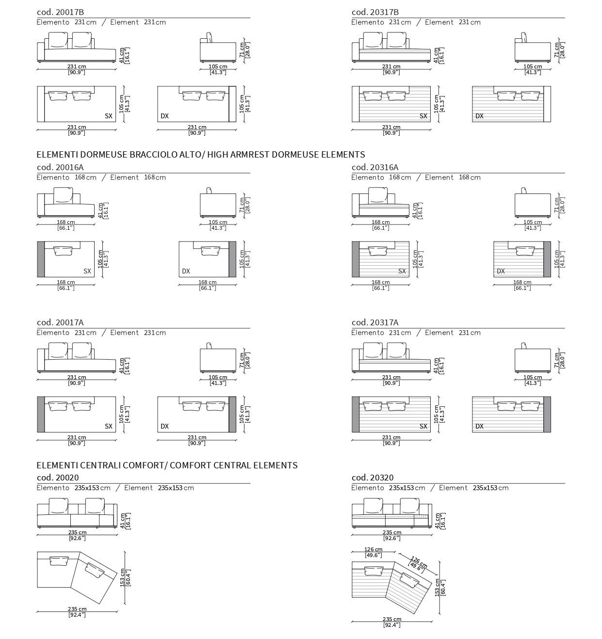 Модульный тканевый диван Frigerio Эдди ARCH-00072713 - Вид №9