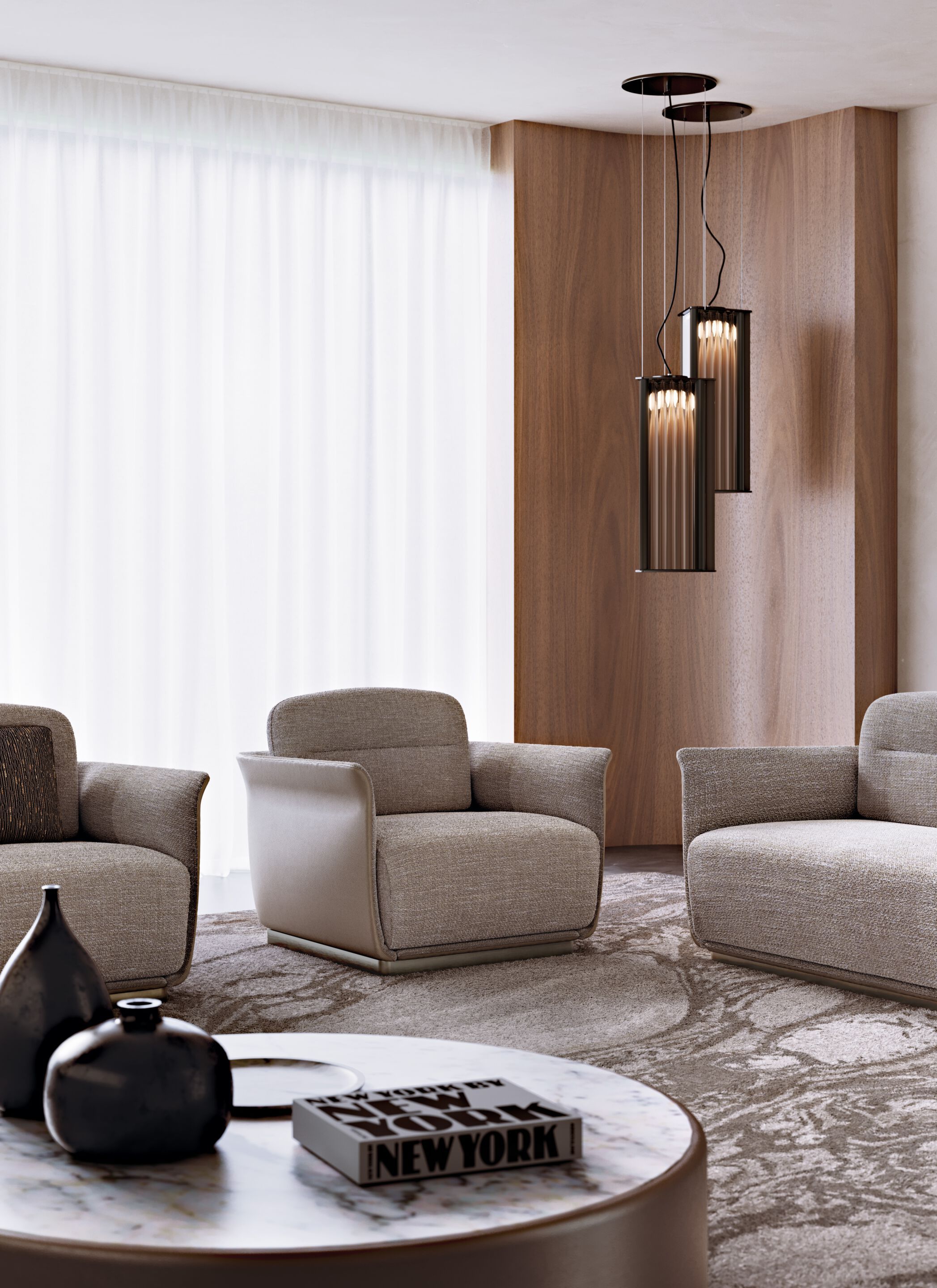 Деревянный низкий круглый журнальный столик Capital Collection Étoile ARCH-00117848 - Вид №4