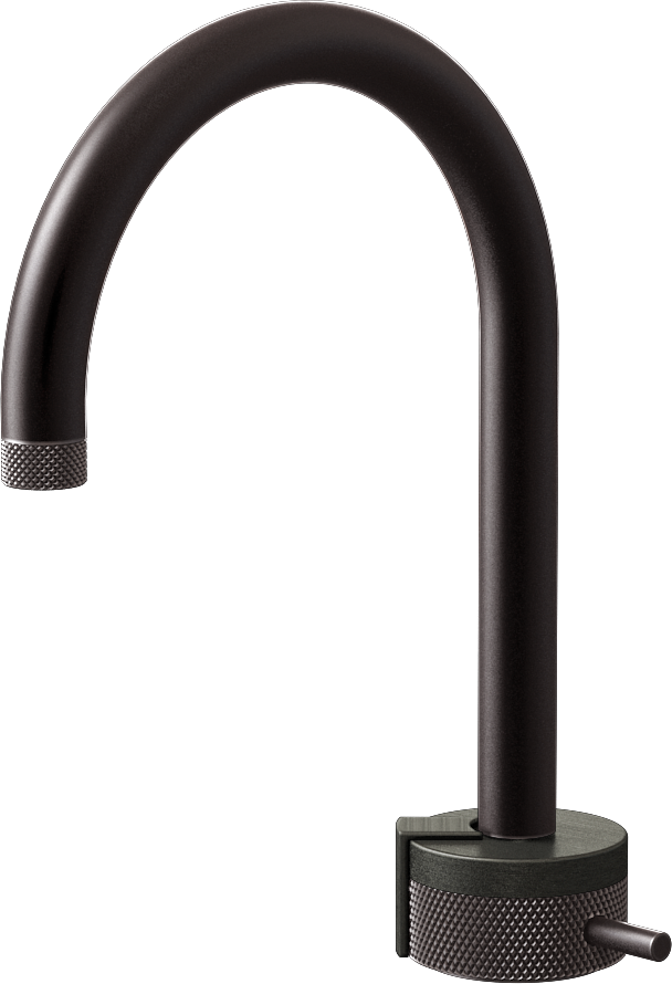 E-11502-R1BOX-L2BOX-GM Однорычажный прогрессивный смеситель для раковины - излив 16см GRAFF MOD+