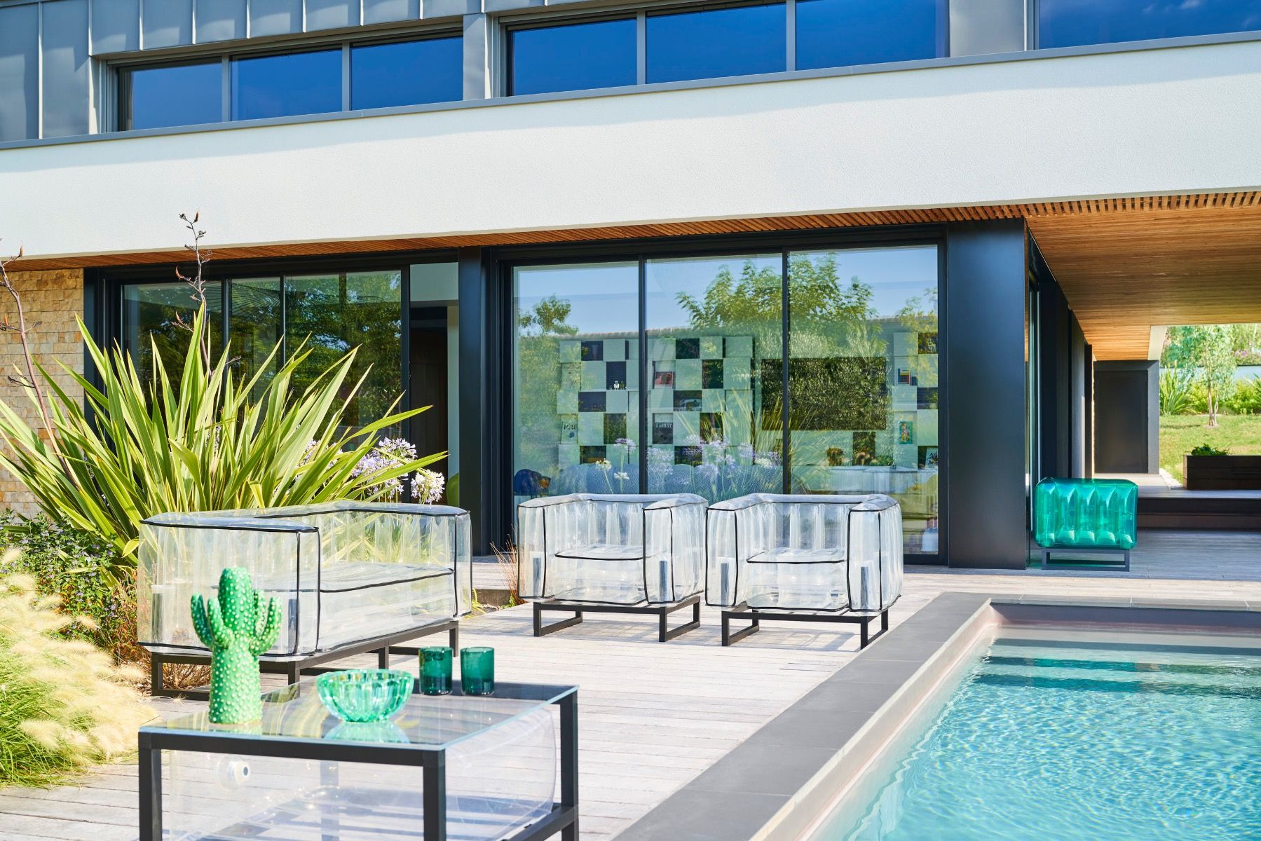 MOJOW Садовая мебель и журнальный столик Yomi Style Черный SY2FYP071CYP071TBYKEKOCN01TR - Вид №1