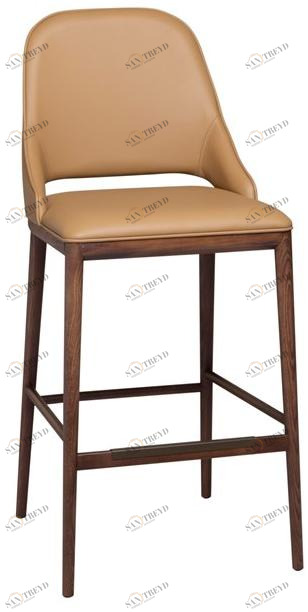 Tonin Casa Высокий кожаный табурет Malva sun-id-1501544