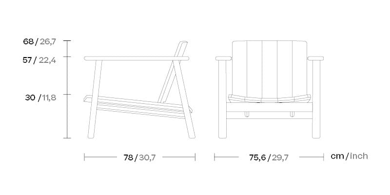 Тканевое садовое кресло Kettal ARCH-00144632 - Вид №4