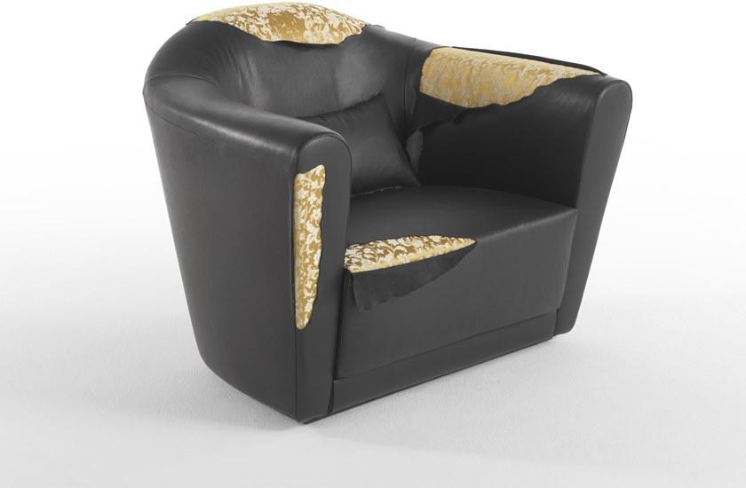 JCP UNIVERSE Кожаное кресло с подлокотниками Flygrade sun-id-1458101 - Вид №1