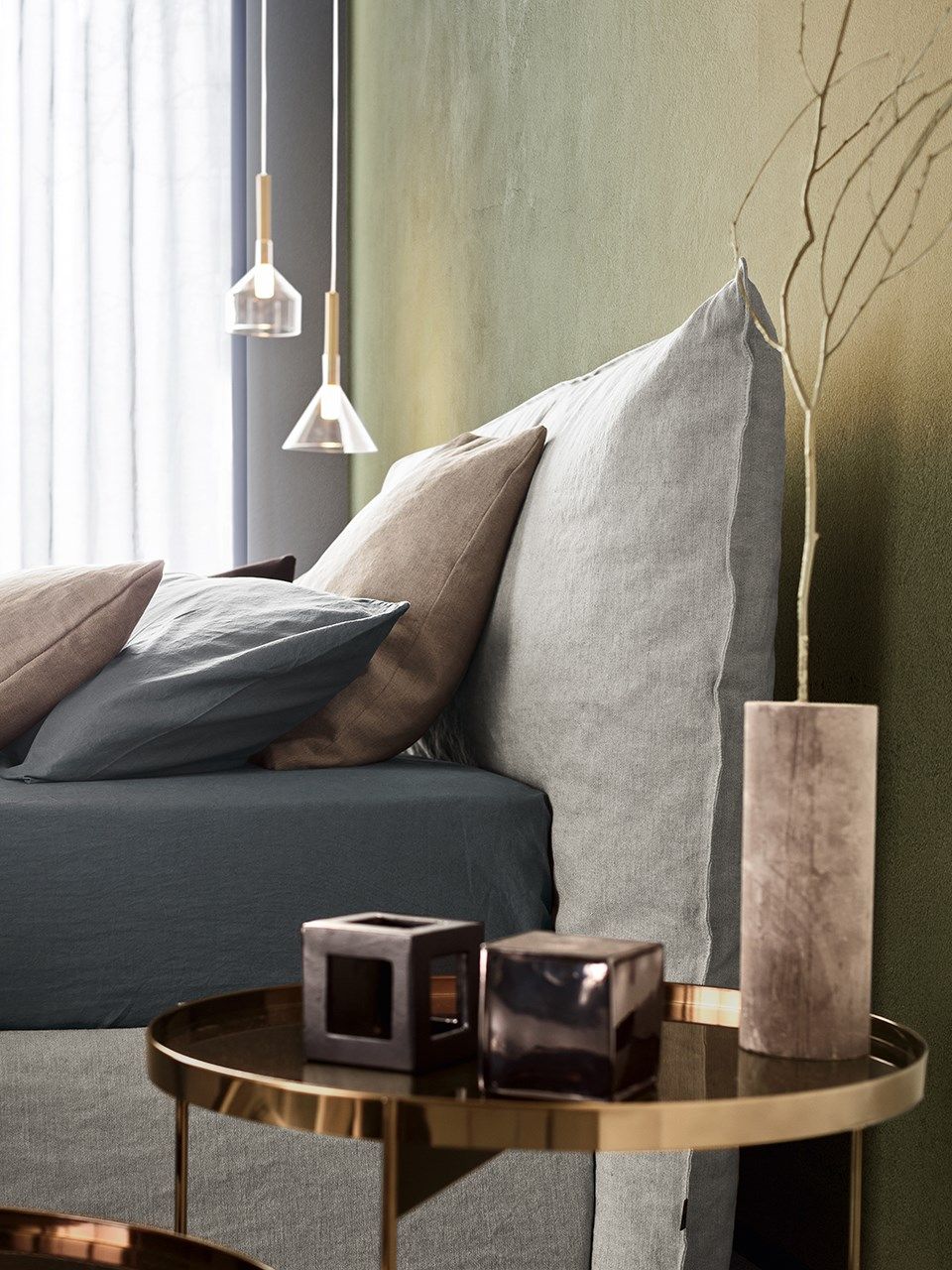 Двуспальная кровать с мягкой тканью Pianca PIUMOTTO ARCH-00133691 - Вид №3