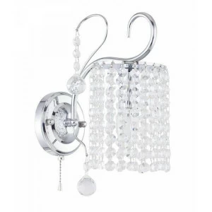 Бра хрустальное хром Leona FR1127-WL-01-CH FREYA LEONA 00-3928150 Прозрачный;хром